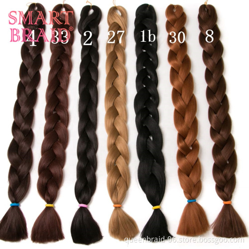 Jumbo Braiding Hair 41 inch for Crotchet Braid Synthetic Hair Extensions Jumbo Braids Hot Water Setting